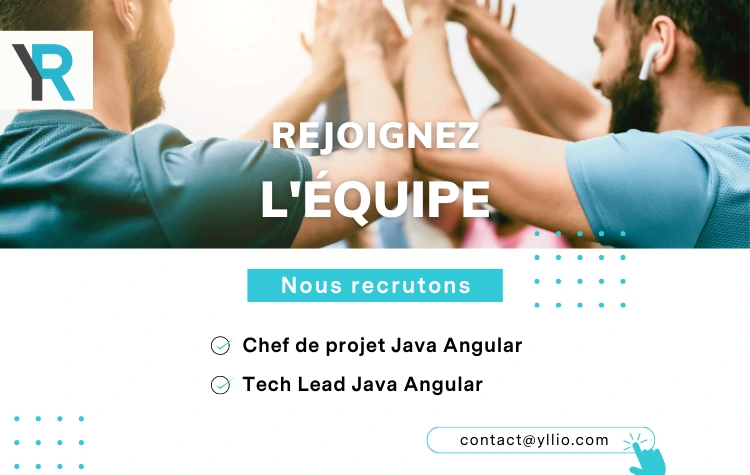 Nous recrutons 1 chef de projet technique et 2 Tech Leads