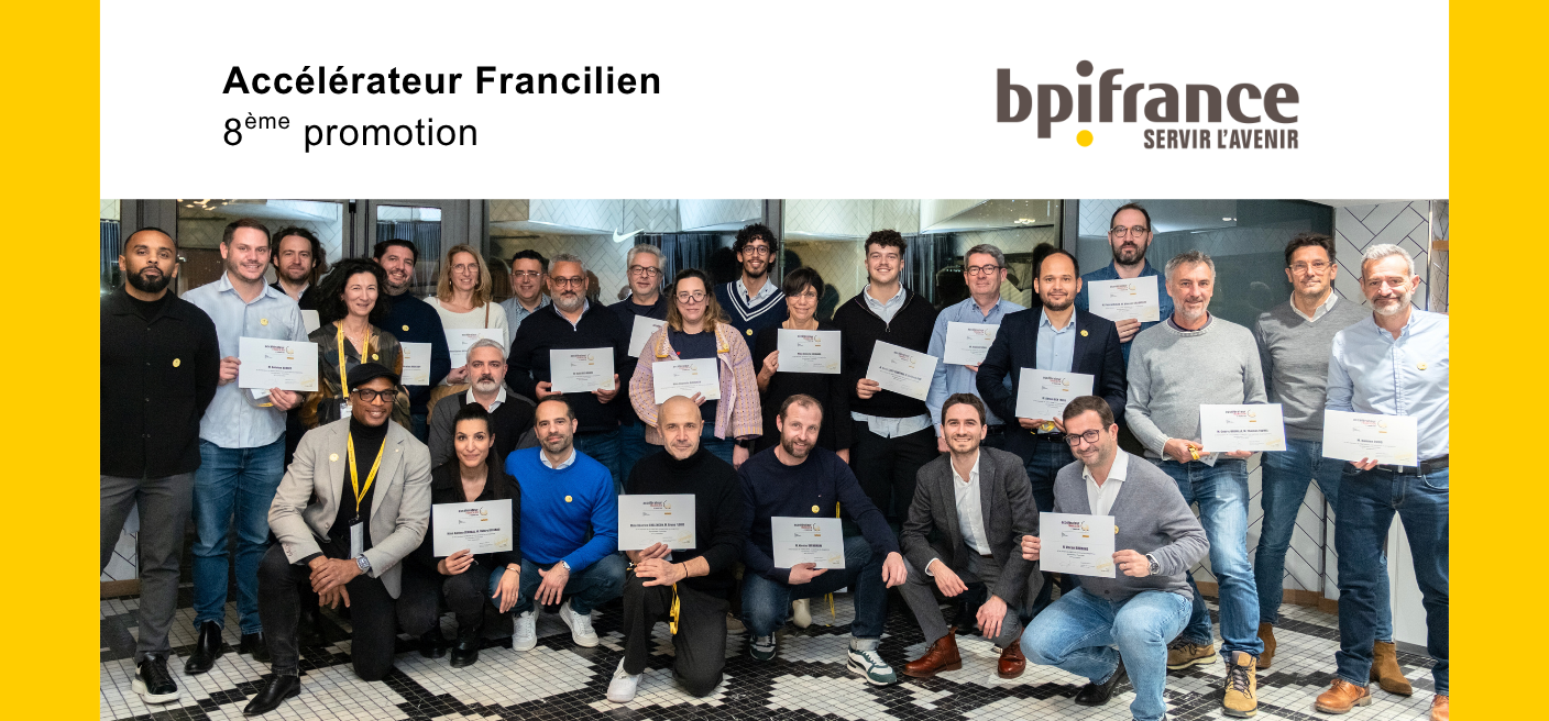 accélérateur Bpifrance francilien 8e promotion entrepreneurs YllioRetail